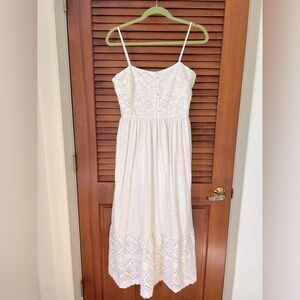 Lucky Brand Cutwork Maxi Dress